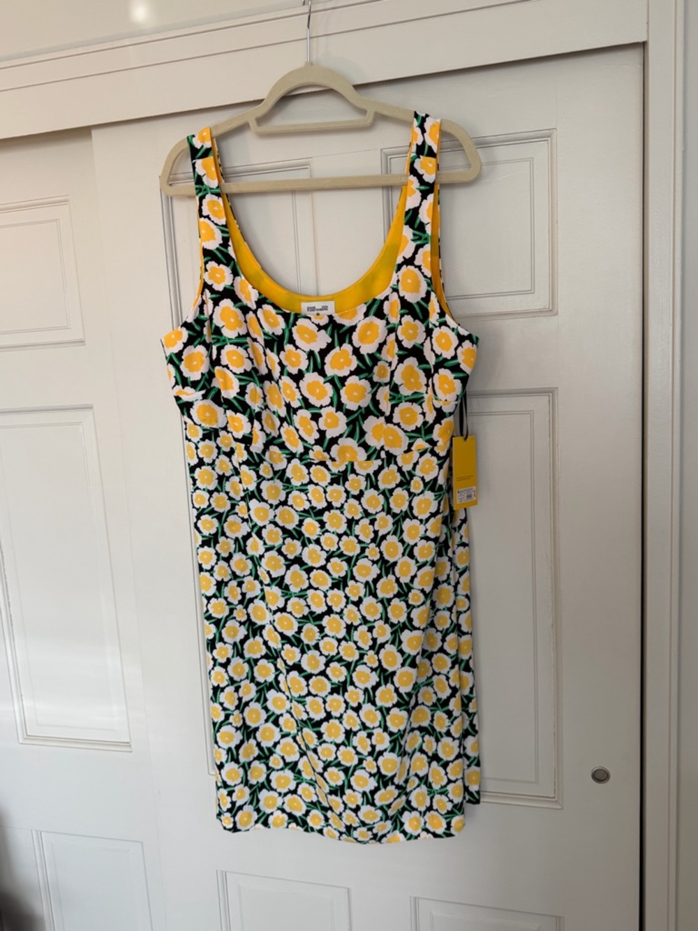 Diane Von Furstenberg for Target Yellow Floral Tank Dress